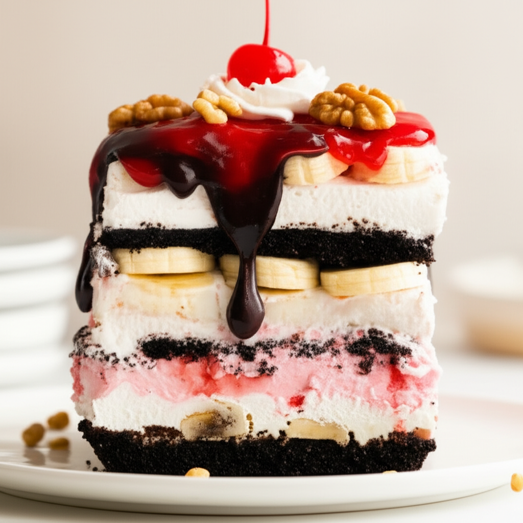 Banana Ice Cream Cake image