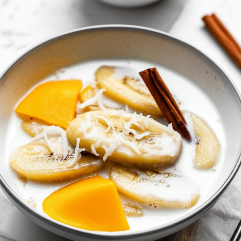 Banana In Coconut Cream image