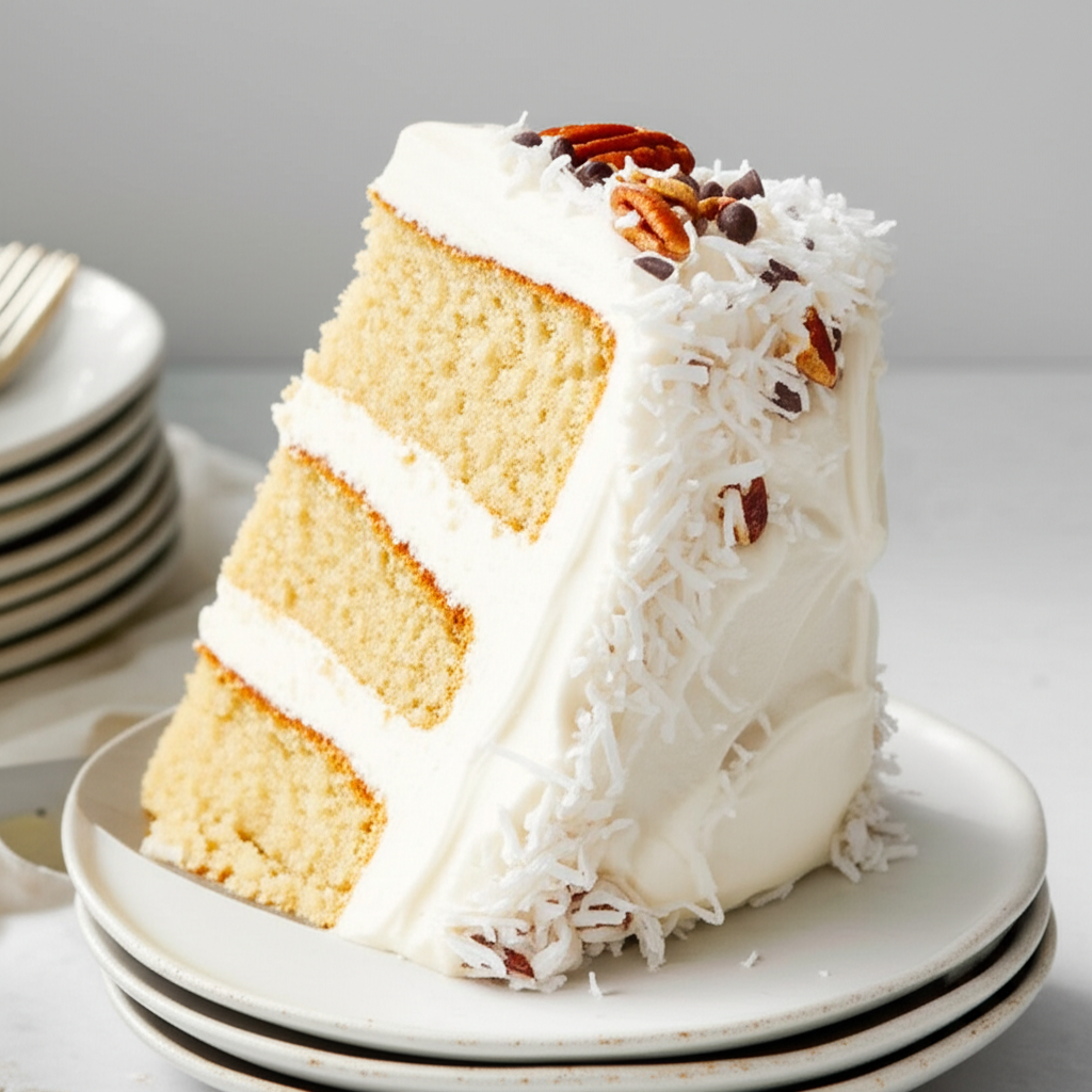 Banana Layer Cake With Cream Cheese Frosting image