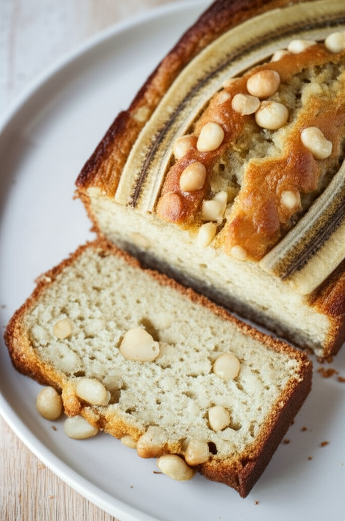 Banana Macadamia Bread image