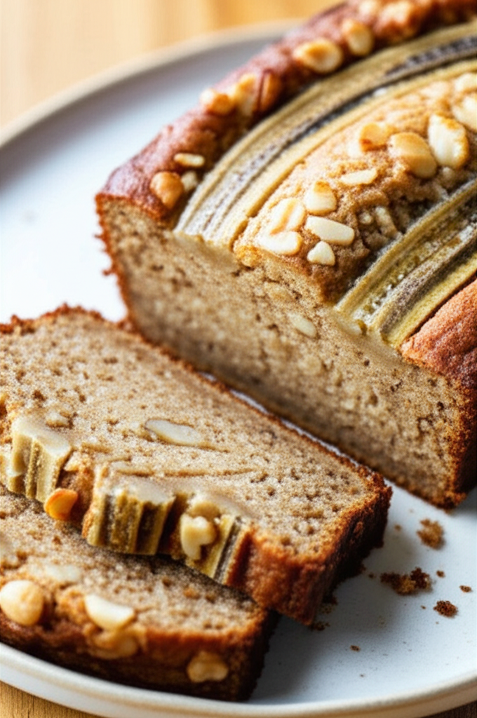 Banana Macadamia Nut Bread image