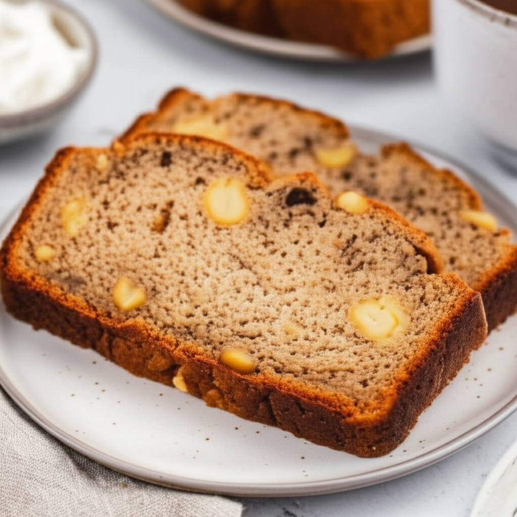Banana Macadamia Nut Bread Abm image