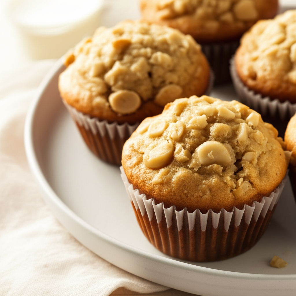 Banana Macadamia Nut Muffins image