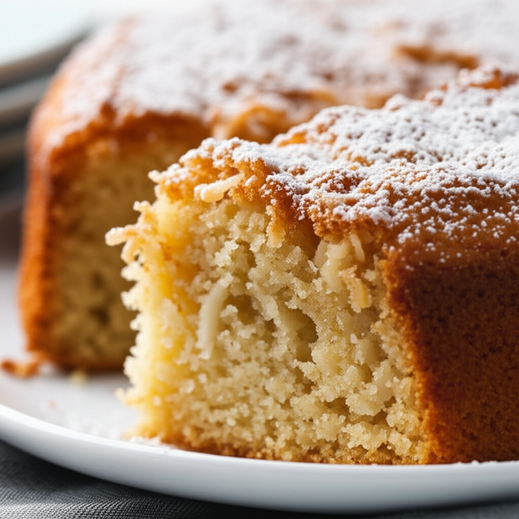 Banana Macaroon Cake image