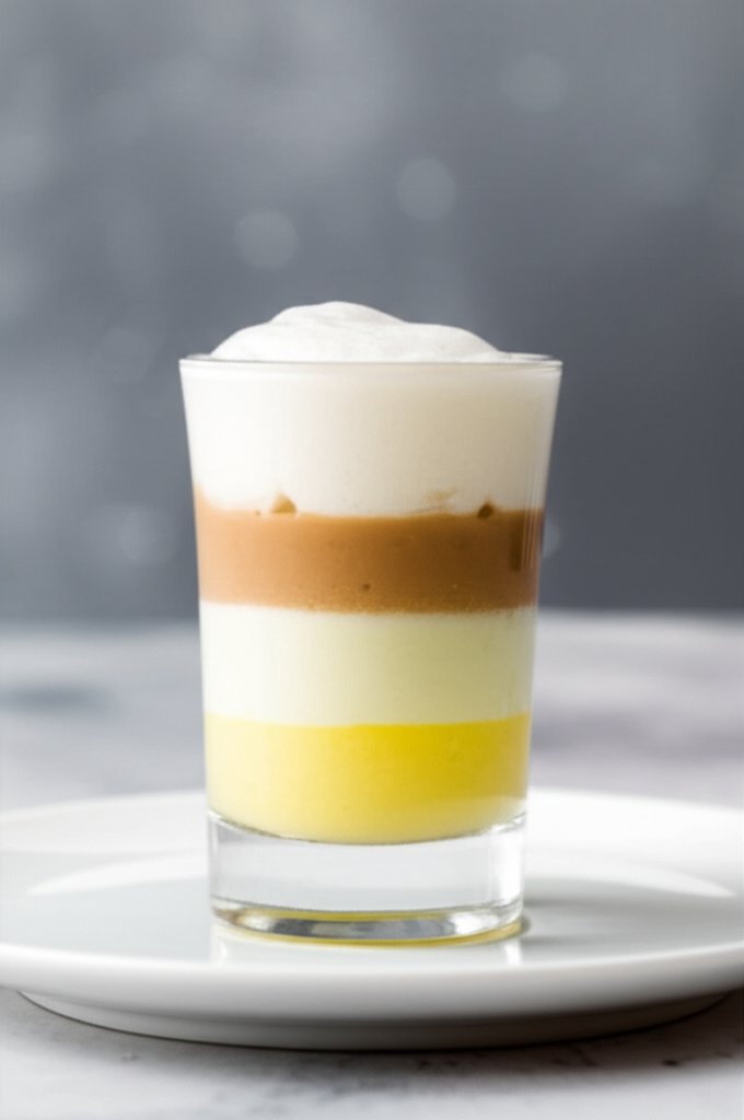 Banana Milkshake Layered Shot image