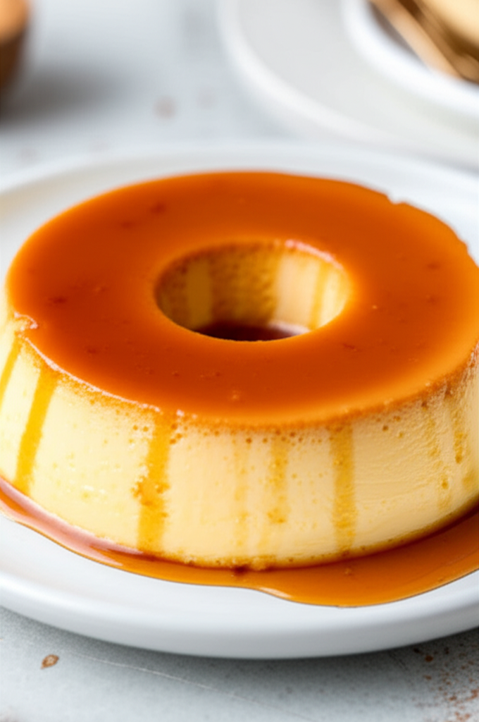 Pumpkin Caramel Flan image