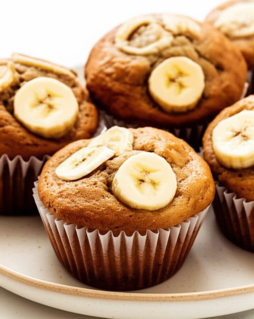 Banana Muffins Low Fat image
