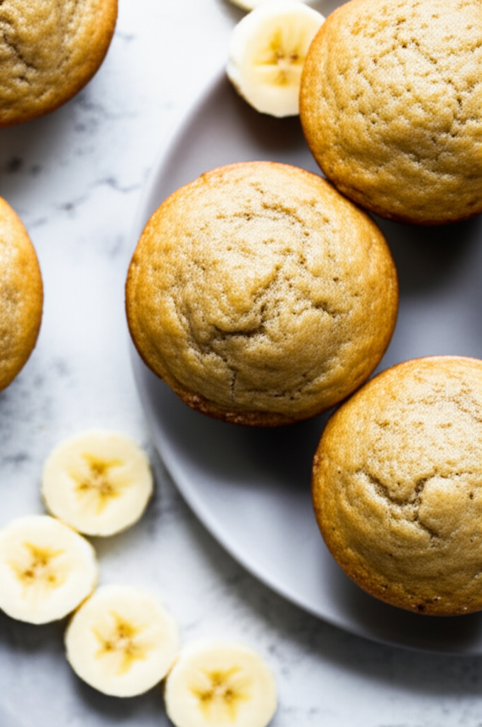 Banana Muffins With Sour Cream image