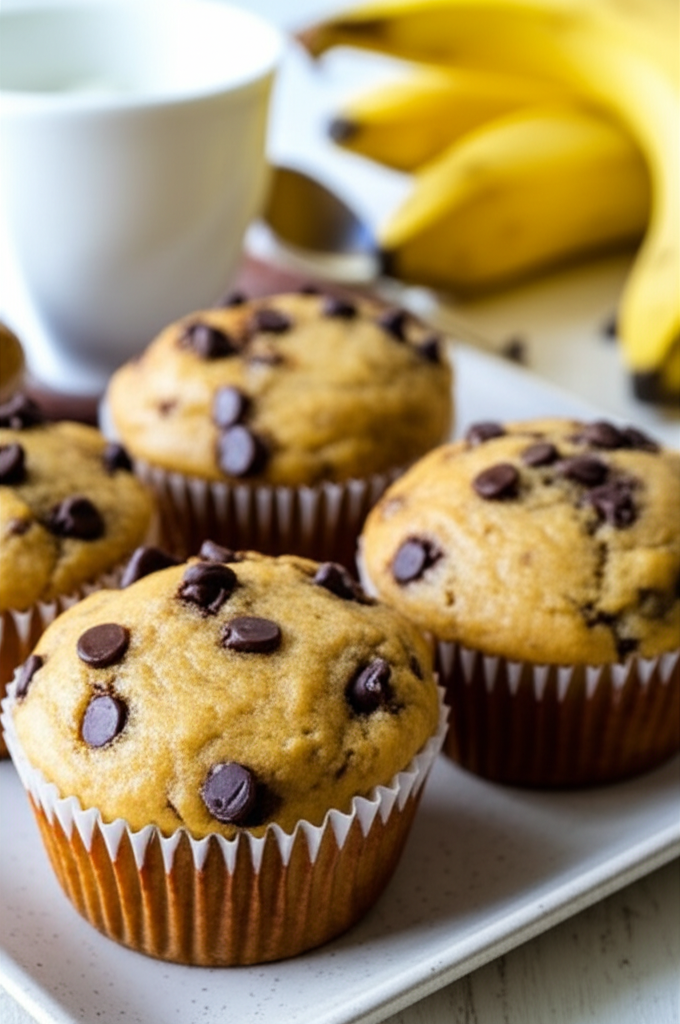 Banana Muffins Fast Easy Yummy image