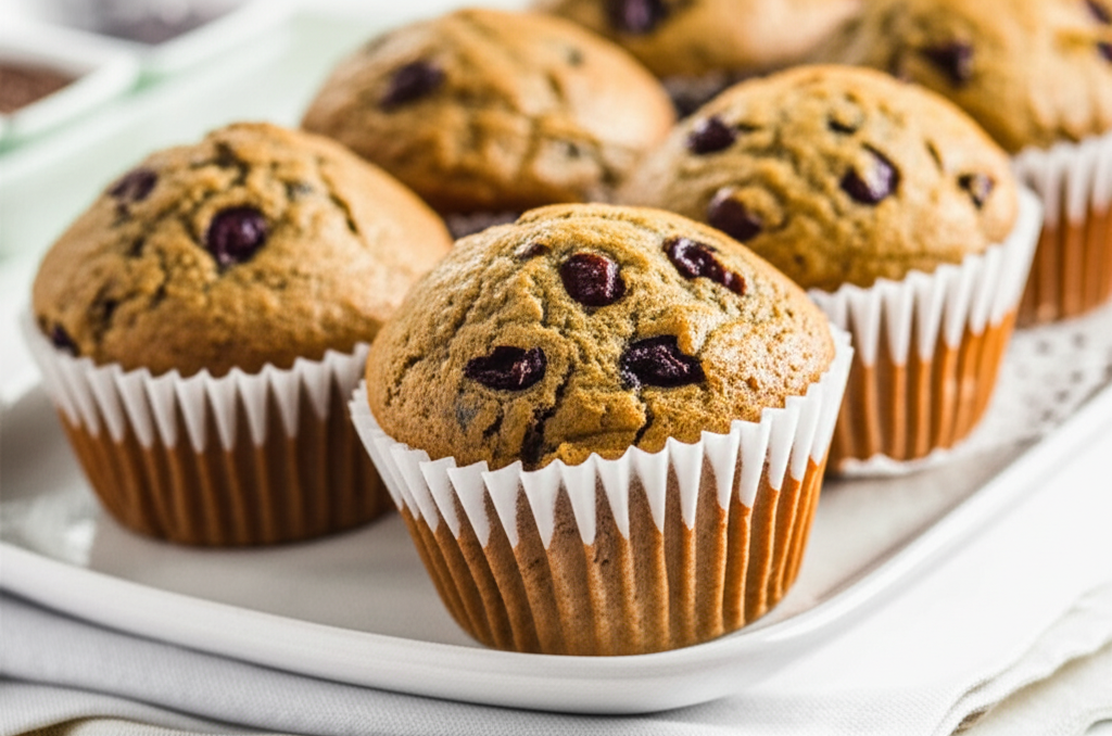 Banana Muffins Makes One Dozen image
