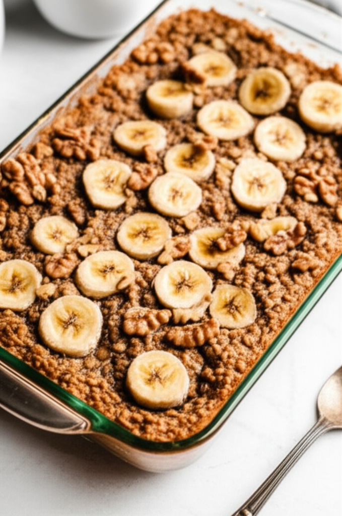 Banana Nut Baked Oatmeal image