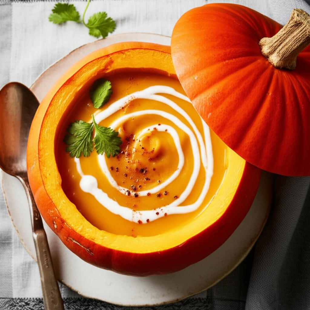 Pumpkin Peanut Soup image