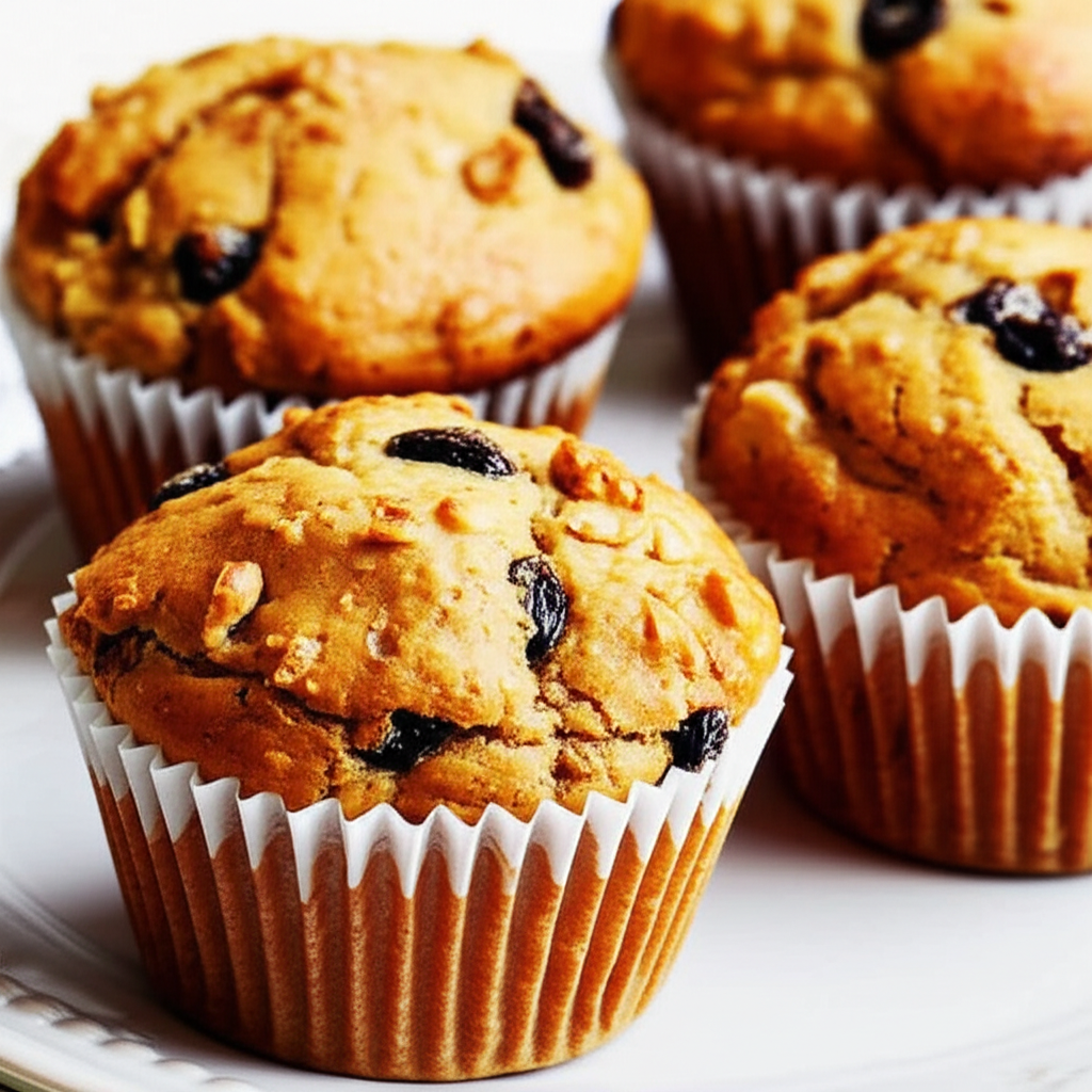 Banana Nut Buttermilk All Bran Muffins image