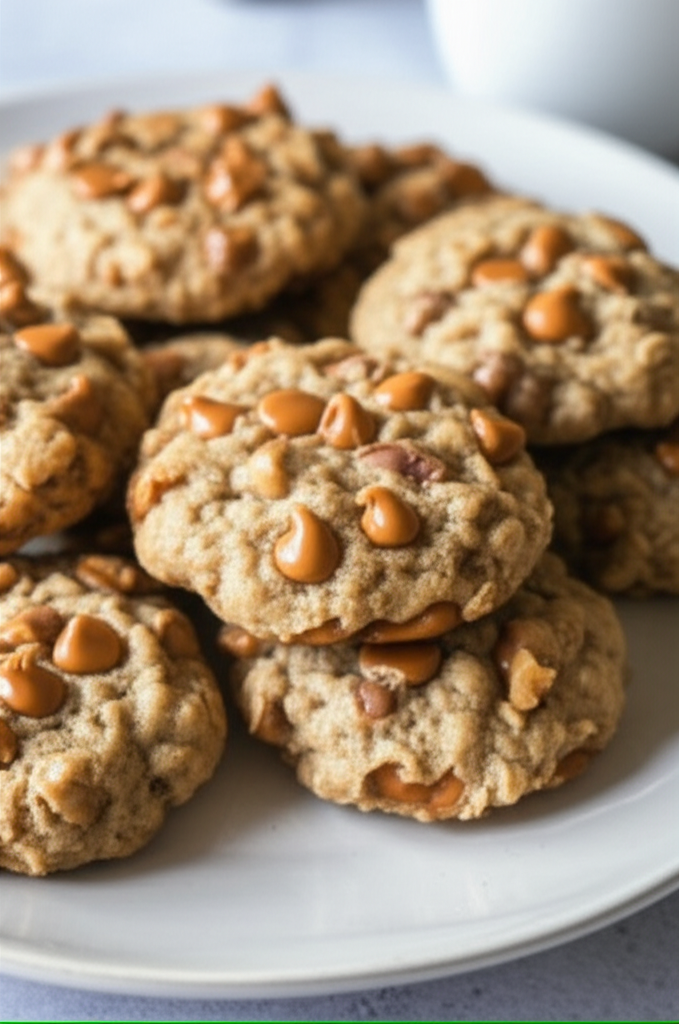 Banana Nut Butterscotch Drop Cookies image