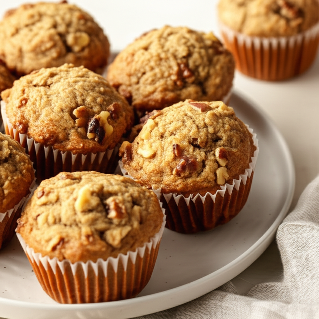 Banana Nut Muffins Vegan image