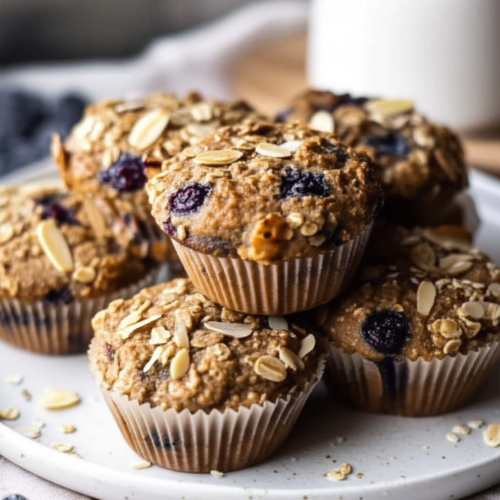 Banana Nut Muffins Healthy image