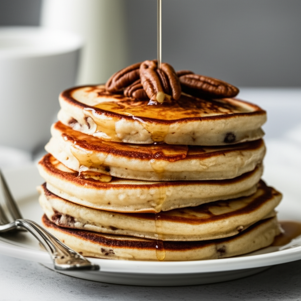 Banana Nut Pancakes image