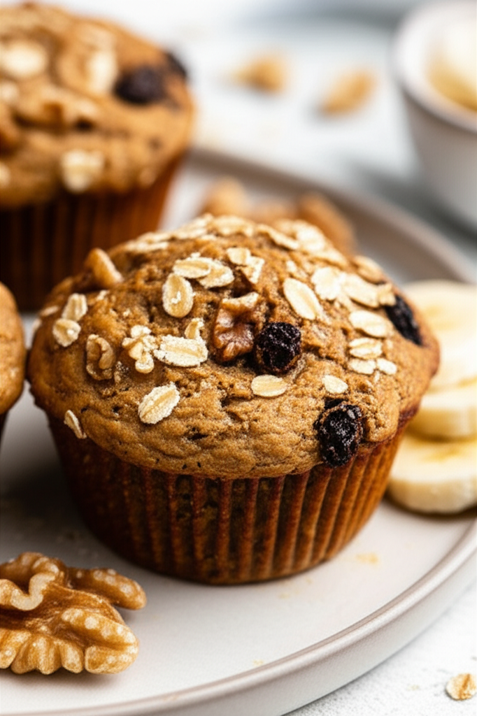 Banana Nut Tofu Muffin image