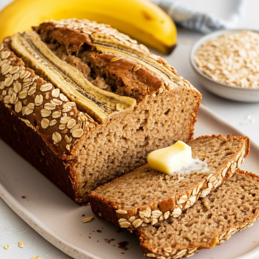 Banana Oat Bread Bread Machine image