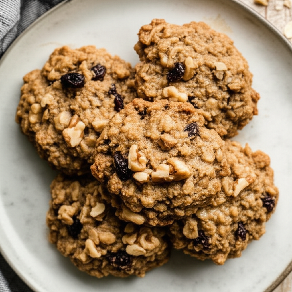 Banana Oatmeal Drop Cookies image