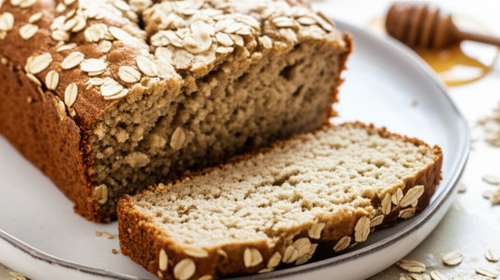 Banana Oatmeal Honey Bread image