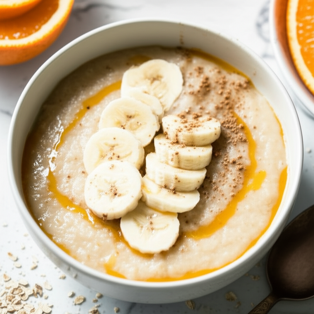 Banana Orange Oatmeal Porridge image