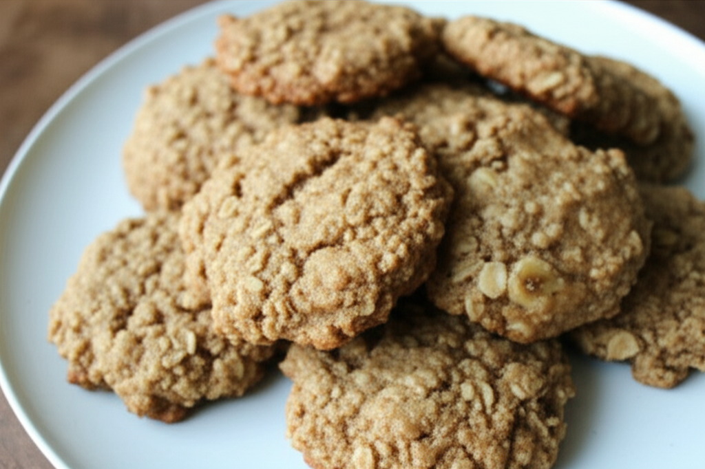 Banana Overload Oatmeal Cookies image