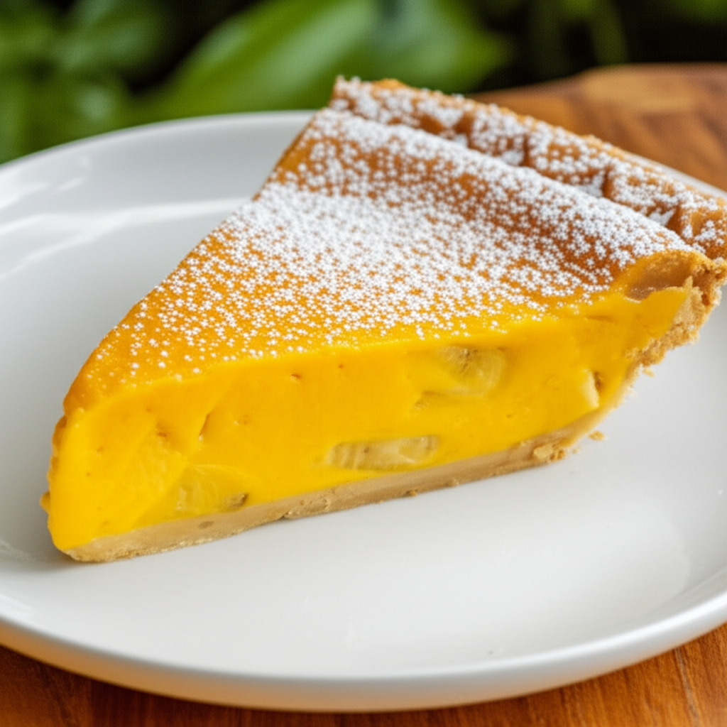 Banana Papaya Pie image