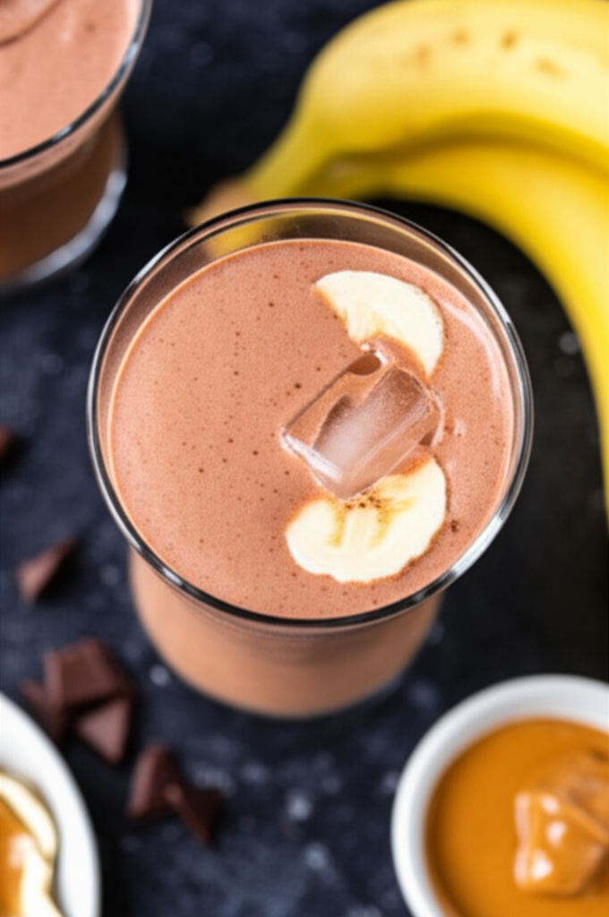 Banana Pb Chocolate Shake image