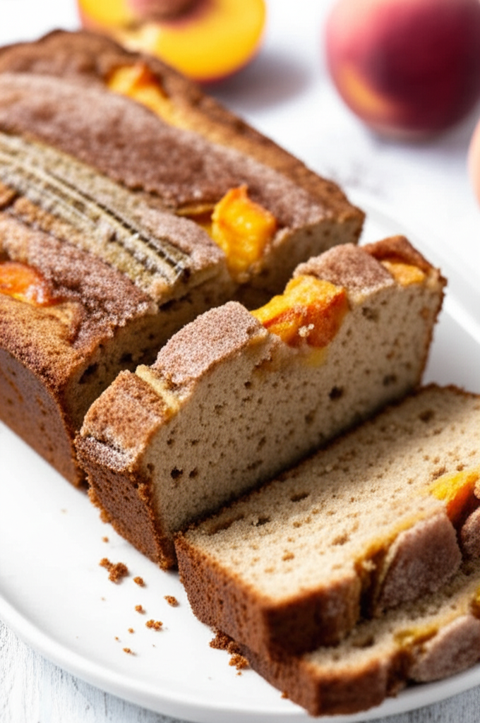 Banana Peach Bread image