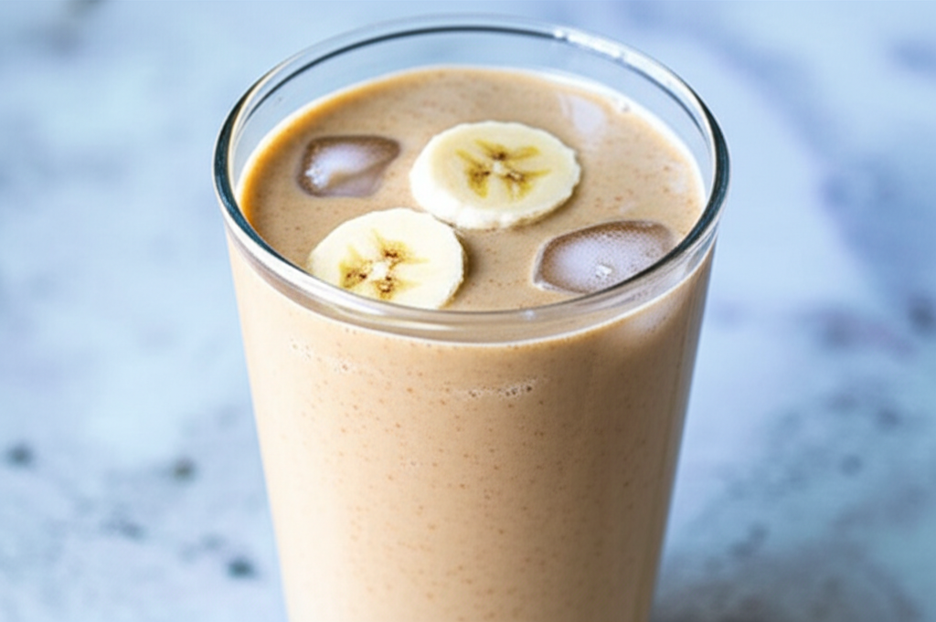 Banana Peanut Butter Protein Shake image