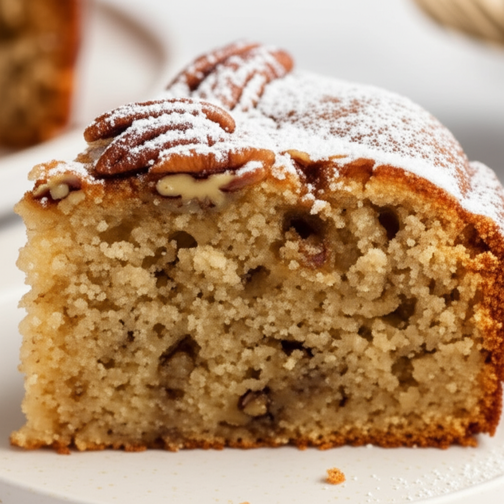 Banana Pecan Sour Cream Coffee Cake image