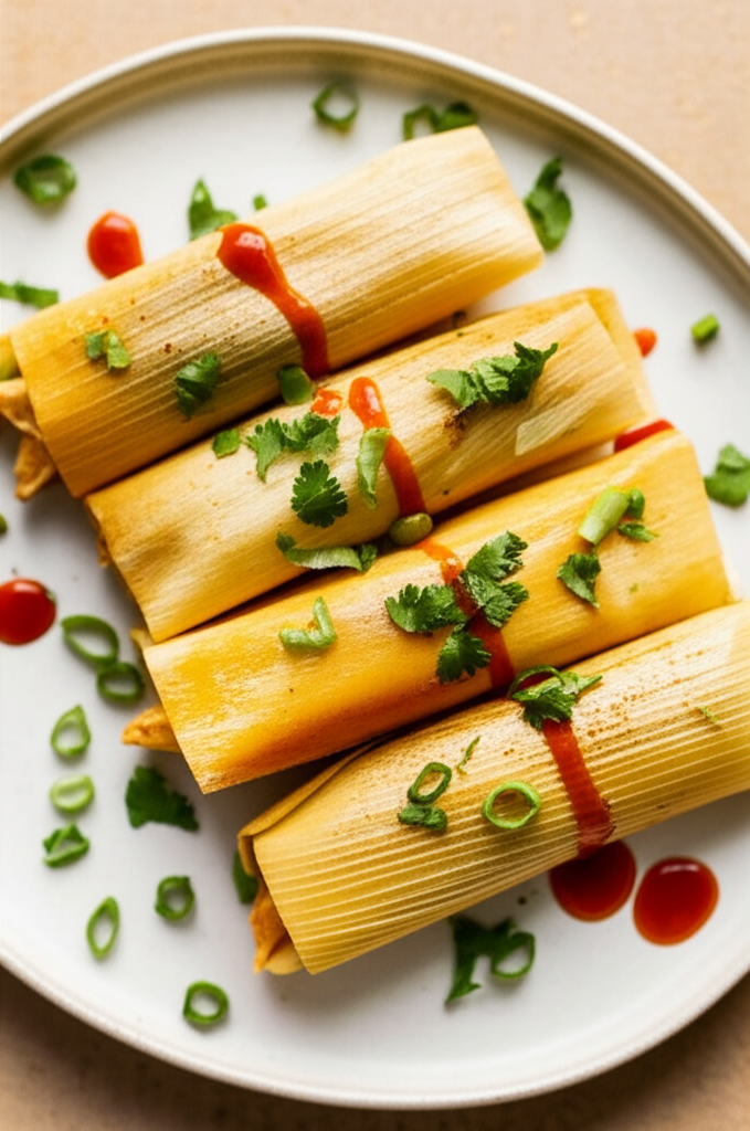 Quick Chicken And Cheese Tamales image