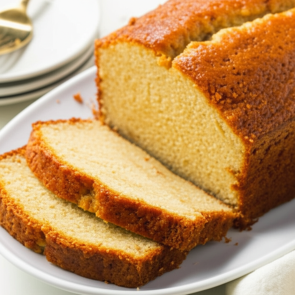 Banana Pound Cake The Easy Way image
