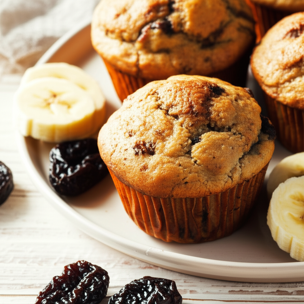 Banana Prune Muffins image