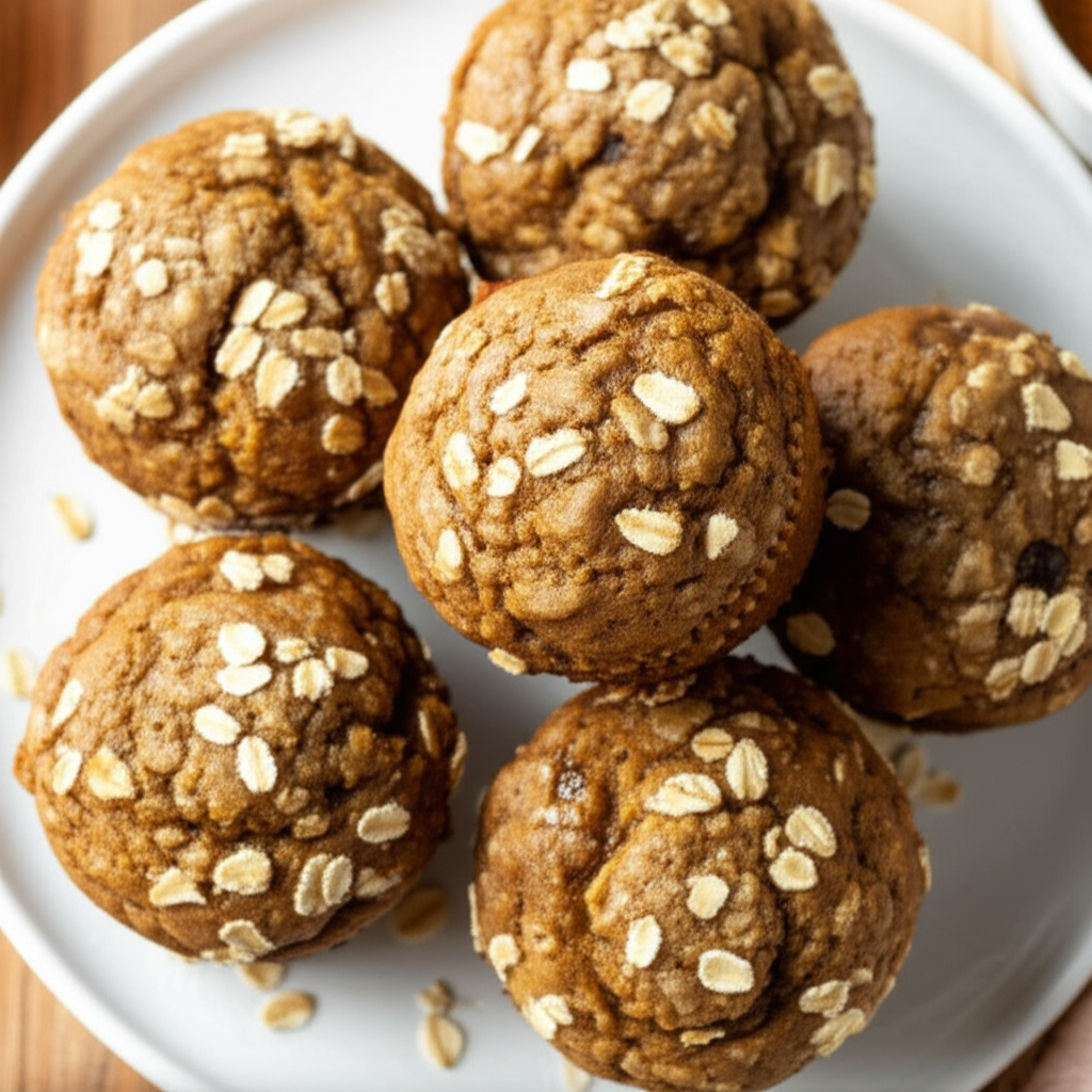 Banana Pumpkin Spice Muffins image
