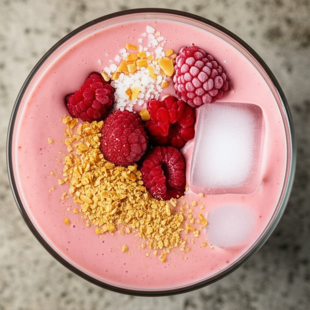 Banana Raspberry Smoothie image