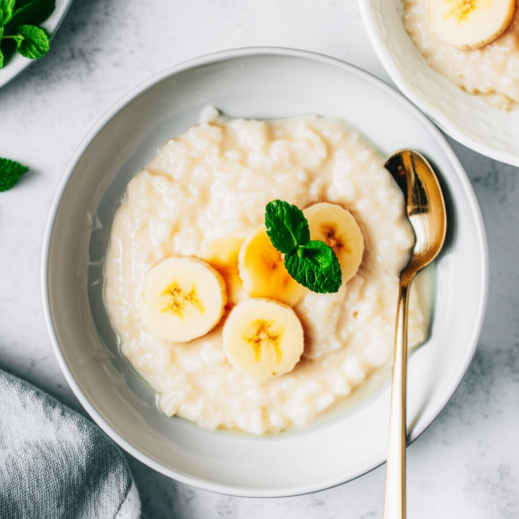 Banana Rice Pudding image