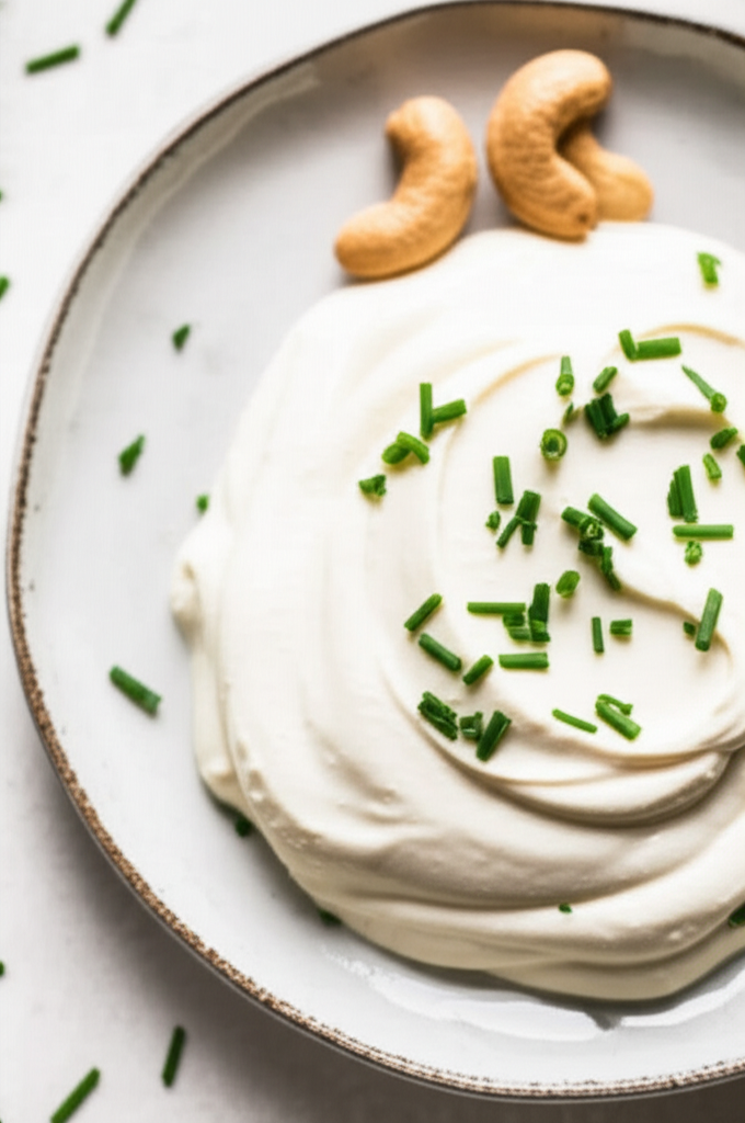 Quick Tofu And Cashew Sour Cream Vegan image