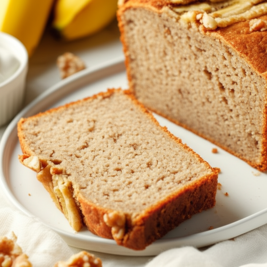 Banana Sour Cream Bread Oamc image