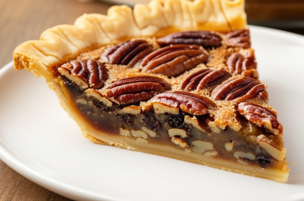 Raisin Pecan Pie Diabetic image