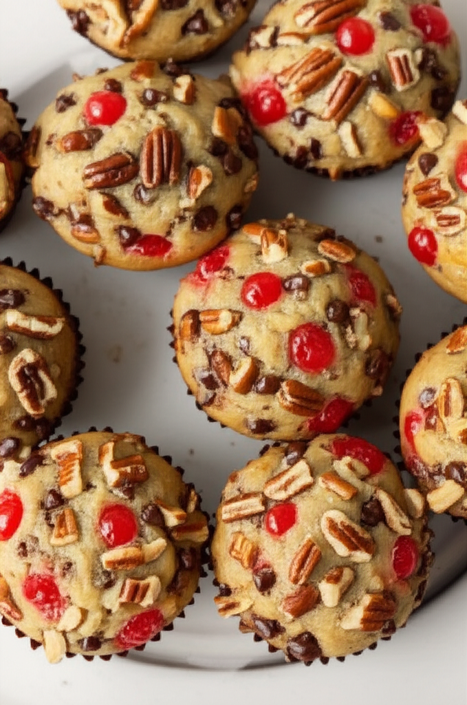 Banana Split Muffins image
