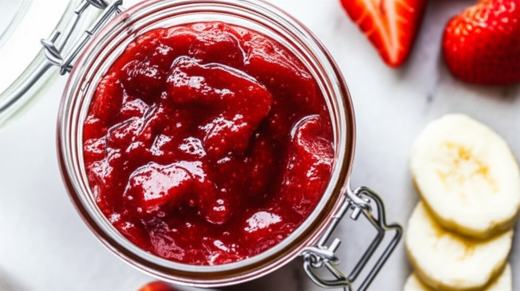 Banana Strawberry Freezer Jam image
