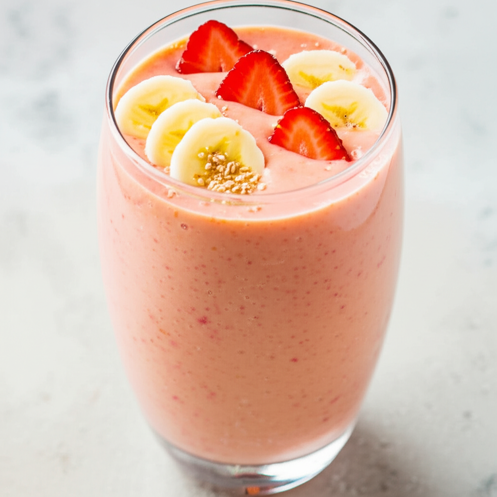 Banana Strawberry Mango Smoothie image