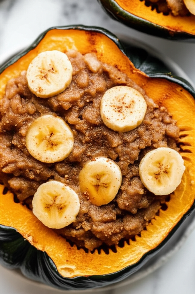 Banana Stuffed Acorn Squash image