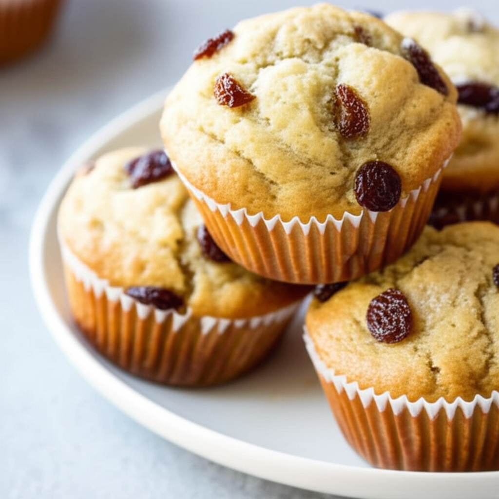 Banana Sultana Muffins image