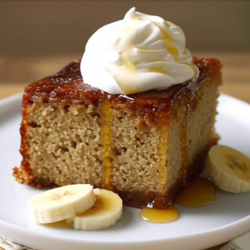 Banana Syrup Cake image