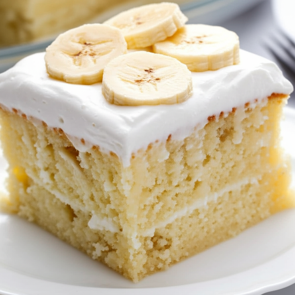 Banana Tres Leches Dessert image