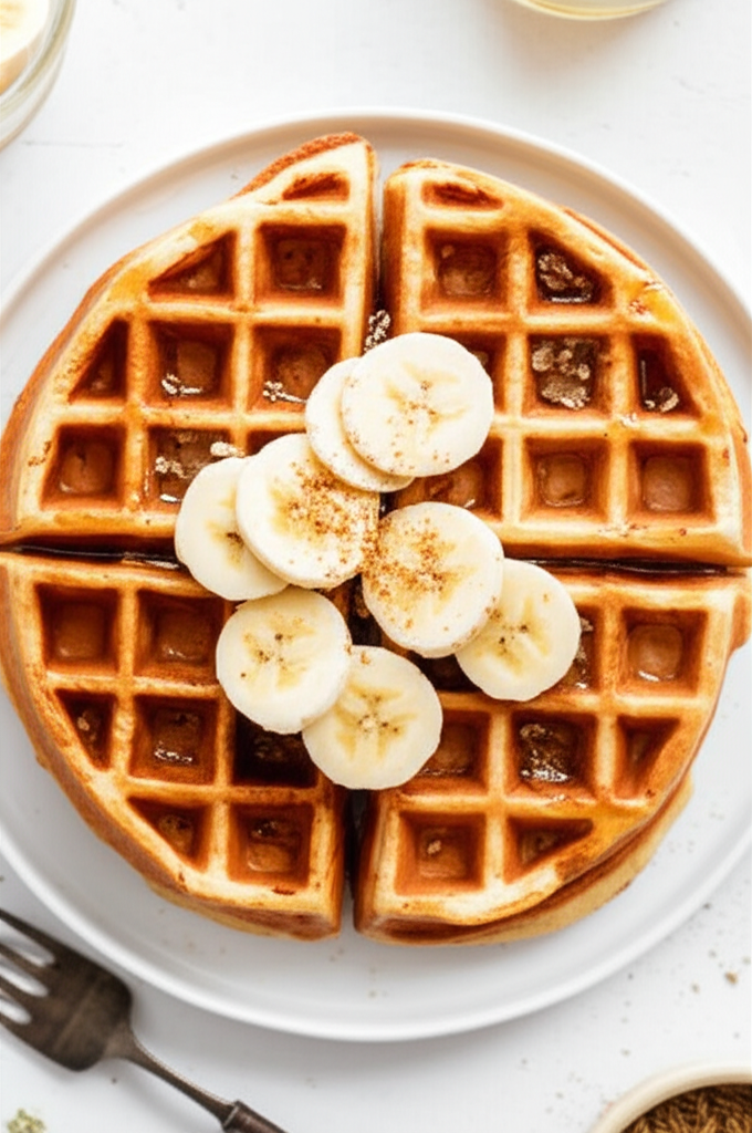 Banana Waffles image