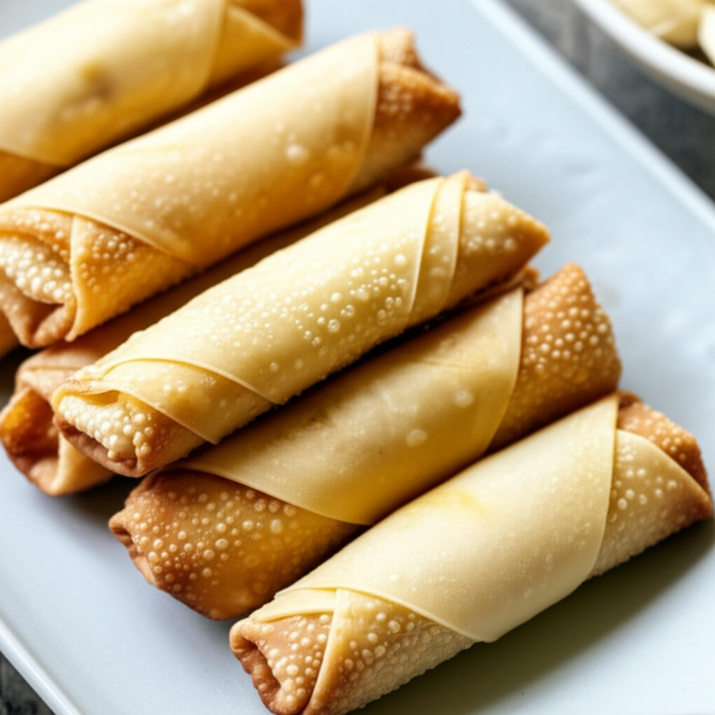 Banana Wonton Rolls image